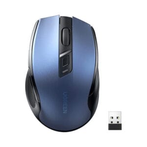 Ugreen MU006 Ergonomic 2.4G Wireless Mouse – Blue | Dooari