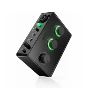 FIFINE SC1 USB Audio Interface with 48V Phantom Power & 50dB Gain