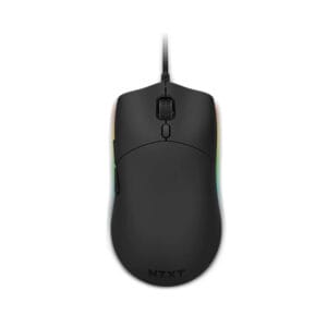 NZXT Lift (MS-1WRAX-BM-Black) Lightweight Ambidextrous Wired Gaming Mouse - Black