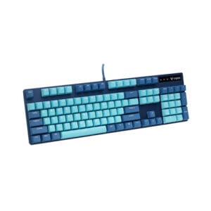 Rapoo V500PRO Cyan Blue Backlit Blue Switch Mechanical Gaming Keyboard