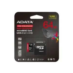 ADATA High-Endurance 64GB UHS-I Class 10 microSDXC Card