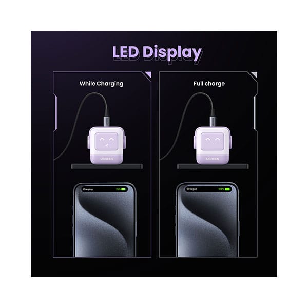 UGREEN-CD359-(25036)-Nexode-30W-USB-C-GaN-Fast-Charger-US—Purple-1-600×600