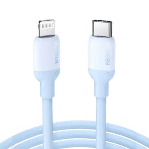 UGREEN US387 (20313) USB-C to Lightning Silicone Cable 1m (Navy blue)