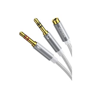 UGREEN AV140 (10790) 2x3.5mm to 3.5mm Audio Cable - White