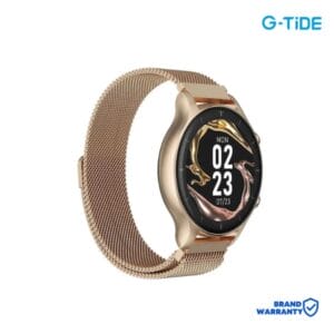 G-Tide R1 Calling Smart watch with SpO2 - Classic Gold