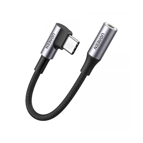 UGREEN-AV167-(80723)-USB-C-Male-to-3.5mm-Female-Angled-Adapter-Aluminum-Shell-Black-600x600