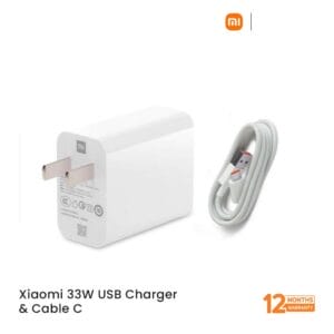 Xiaomi 33W USB Charger & Cable C- White