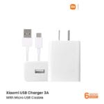 Xiaomi 3A Charger With Micro USB Cable