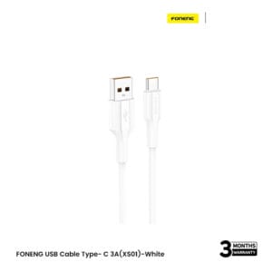 FONENG USB Cable Type- C 3A(XS01)-White