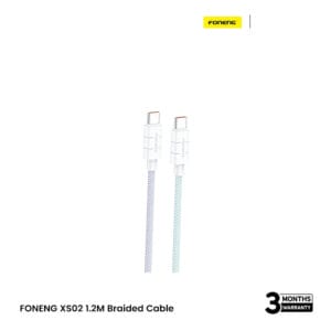 FONENG (XS02) Type-C to Type-C 1.2M Braided Cable