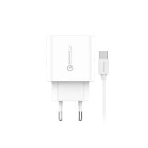 FONENG 18W Fast Charger QC3 with Cable Type - C 6A