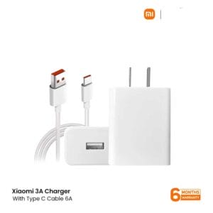 Xiaomi 3A Charger With Type C Cable-6A